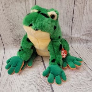 Ty Classic Lilypad Frog Plush Stuffed Animal Toy 2004 Vintage